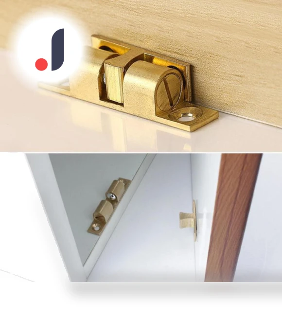 Adjustable Brass Door Latch — Catches, Betterring