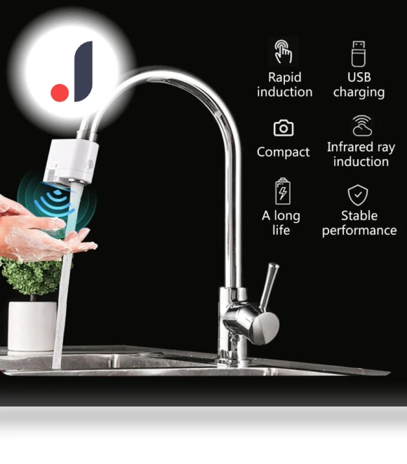 Automatic Induction Water Saving System — Smart-Touch Kitchen Faucets, Crowner