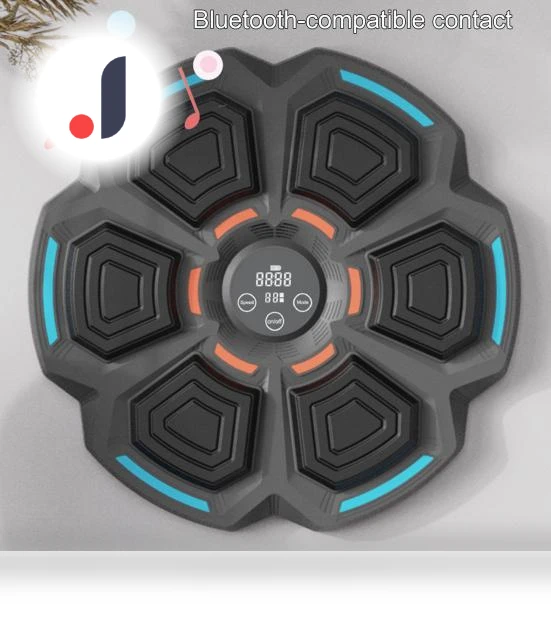 Bluetooth-Compatible Electronic Punching Target — Training Focus Mitts, Happiness First