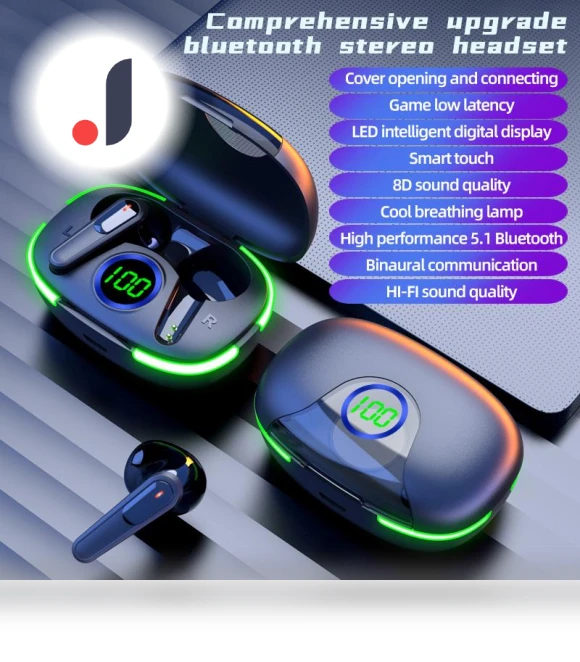 Bluetooth Wireless Earbuds — Audio Gear, Junmaocun