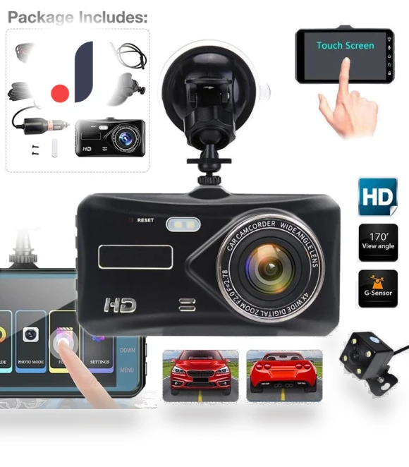 Car DVR with Touch Screen — Dashboard Cameras, MDH