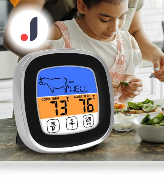 Cooking Screen with Temperature Thermometer — Grill Thermometers, Deyishenghuo