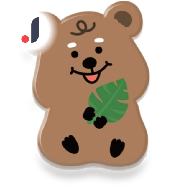 Cute Quokka Leaf Character Smart Talking Transparent — Interactive Animal Companions, Board M Factory