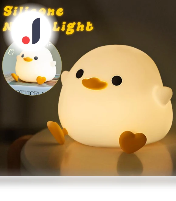 LED Night Light with Cute Duck — Night Lights, Warm home textiles