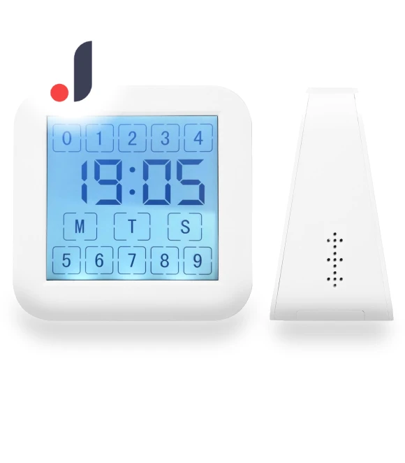 Multifunctional LCD Digital Touch Screen Hygrothermograph — Home Climate Control, TOMTOP JMS