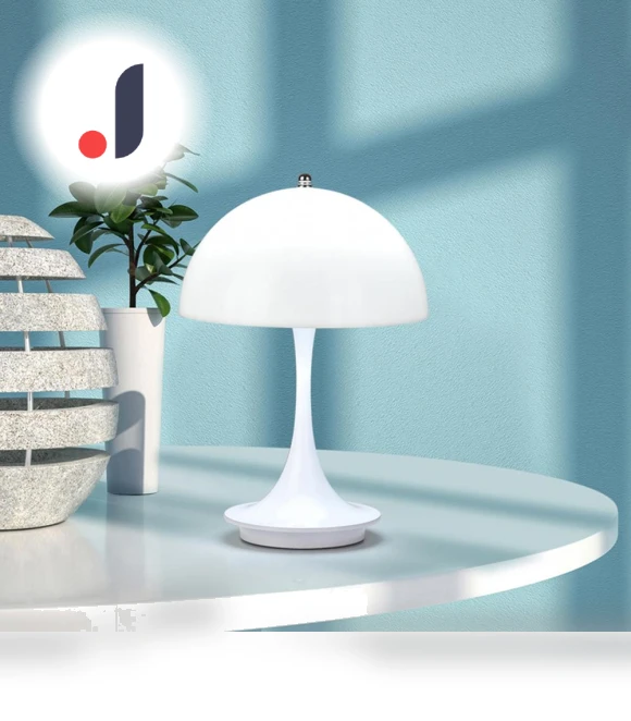 Mushroom-shaped Table Lamp with USB Charging — USB Lighting Solutions, Cosy Homes
