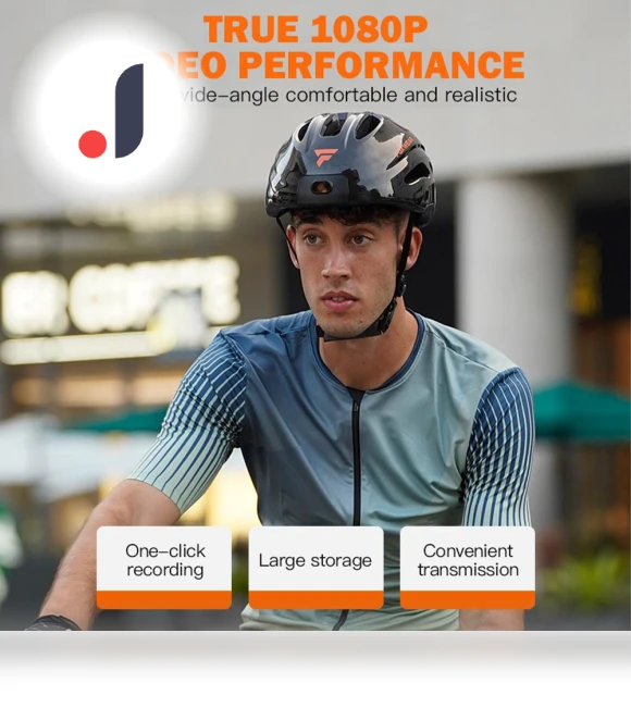 Smart Bike Helmet with 1080P Camera — Wearable Cameras, Lixada