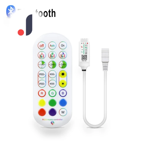 Smart Bluetooth RGB LED Controller — Remote Controls, AIMINGTE Light Accessories