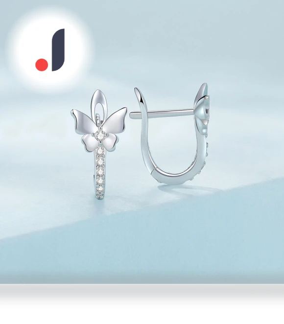 Smart Butterfly Clip Earrings — Smart Jewelry, Umcho
