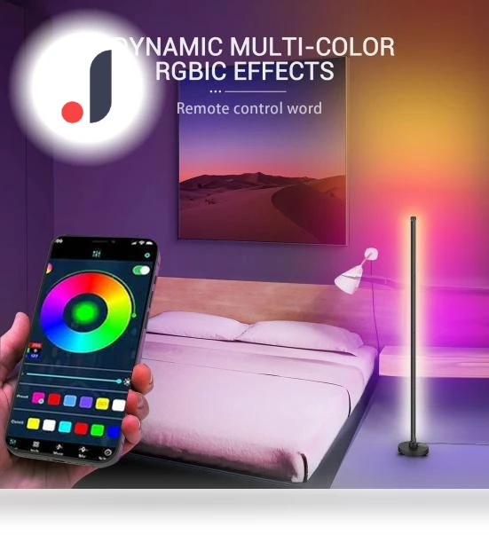 Smart LED Corner Lamp — Standing Lights, Pleasure Holiday