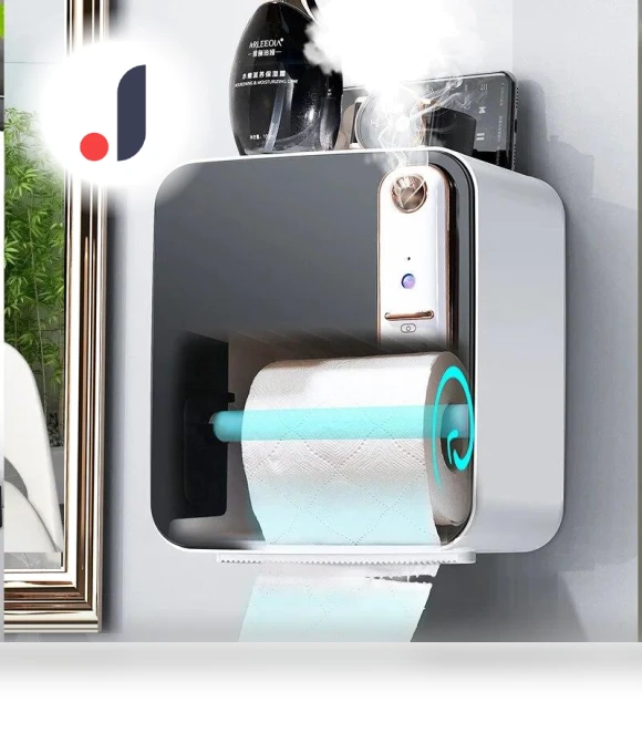 Smart Storage Shelf for Tissue Boxes — Toilet Paper Holders, QIANBAIDI