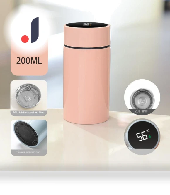Smart Temperature Display Thermos Bottle — Beverage Warmers, Cosy Homes