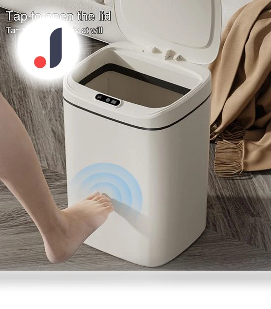 Smart Trash Bin with Lid — Waste Baskets, HOW-E