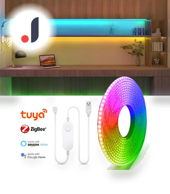 Smart USB 5V COB LED Strip RGB — LED Strips, AIMINGTE Light Accessories