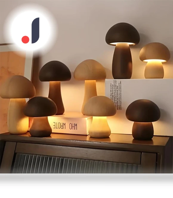 Touch LED Desk Lamp in Mushroom Shape — Study & Desk Lighting, Xiao--Xiao