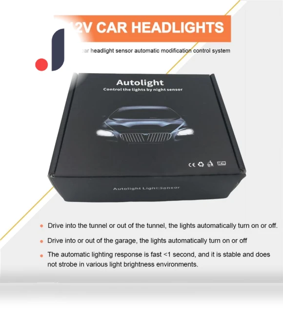Universal 12V Automatic Headlight Sensor Control System — Alarm Systems, JOHO - CarGear