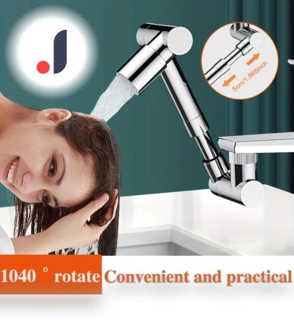 Universal Rotating Robotic Arm Faucet Extender — Aerators, High-quality life products