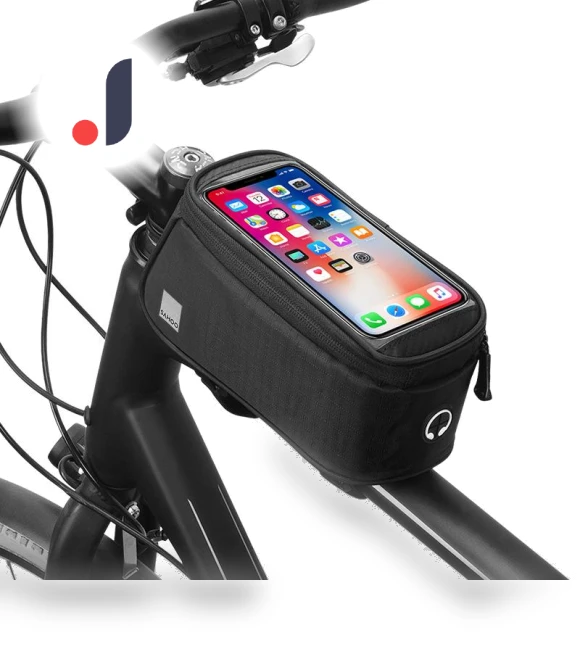 Waterproof Front Top Tube Bike Bag with Touchscreen — Handlebar Bags, Wonderful Myth