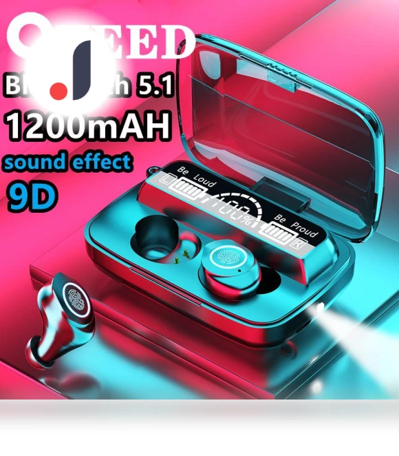 Wireless Bluetooth TWS Headset with Aperture — Headsets, QUEED