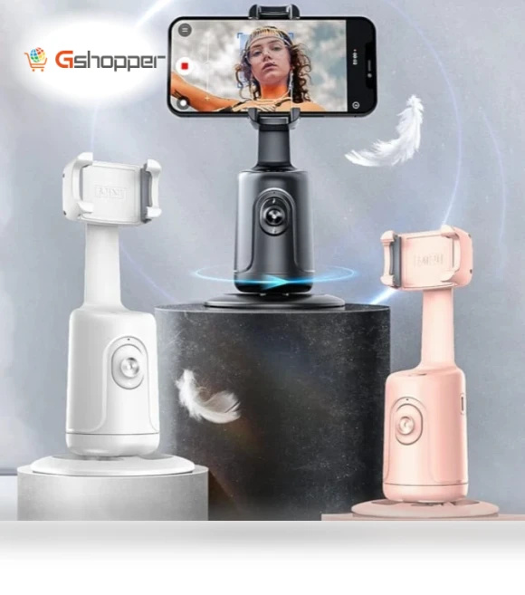 AI Auto Face Tracking Camera Phone Holder — Kitchen