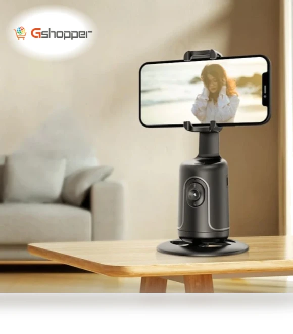 AI Auto Face Tracking Camera Phone Holder — Kitchen