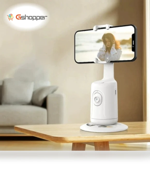 AI Auto Face Tracking Camera Phone Holder — Kitchen