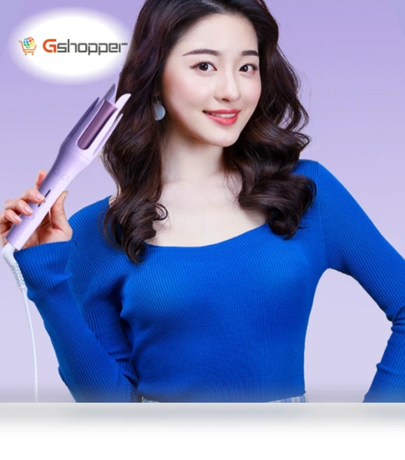 32mm Smart Sensor Fully Automatic Curling Wand Motorized Rotary Automatic Hair Curler — Rollers