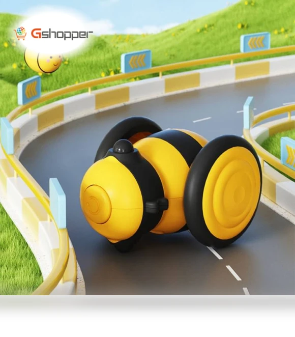 Bee Shaped Motorized Cat Toy Stroller — Cat Playthings