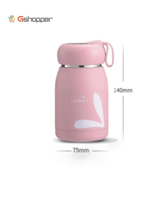 Cartoon Thermos Mug with Temperature Display — Kitchen