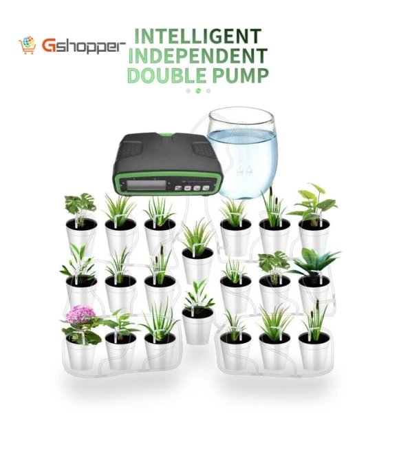 Dual Pump Intelligent Automatic Watering Device for Potted Plants — Automatic Irrigation