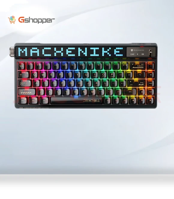 KT68 Smart Screen Wireless Bluetooth Gaming Keyboard — Gaming Keyboards, Youpin