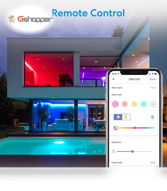 Smart RGB Color Strip Lights with Siri Remote Control — LED Strips