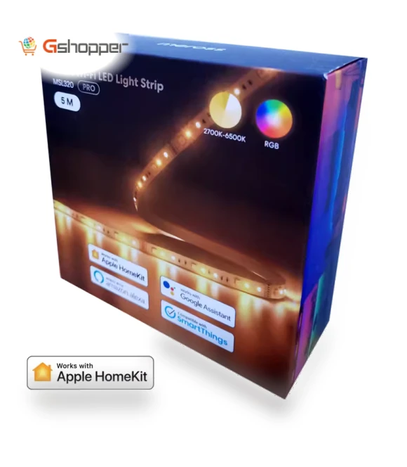 Smart RGB Color Strip Lights with Siri Remote Control — LED Strips