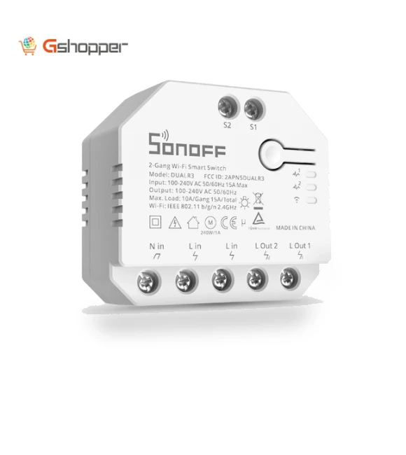 Sonoff Dual R3 Smart WiFi Switch — Automation Devices by Sonoff