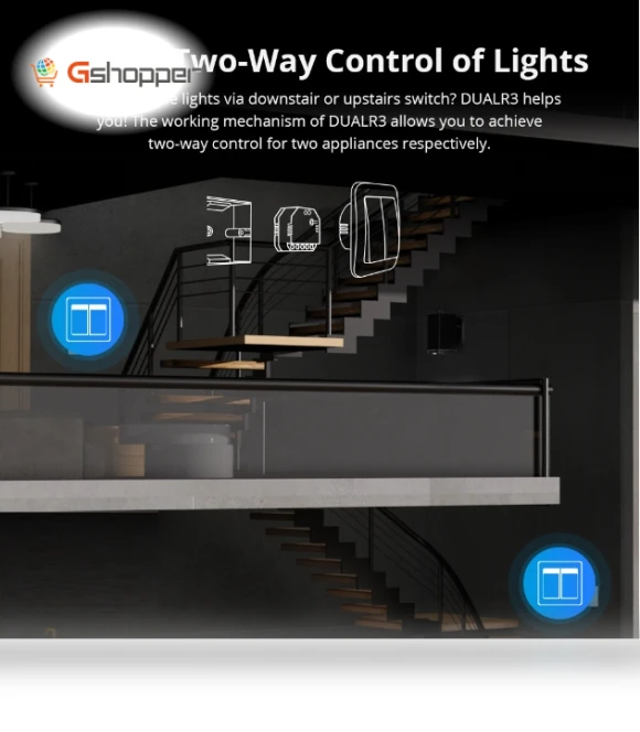 Sonoff Dual R3 Smart WiFi Switch — Automation Devices by Sonoff