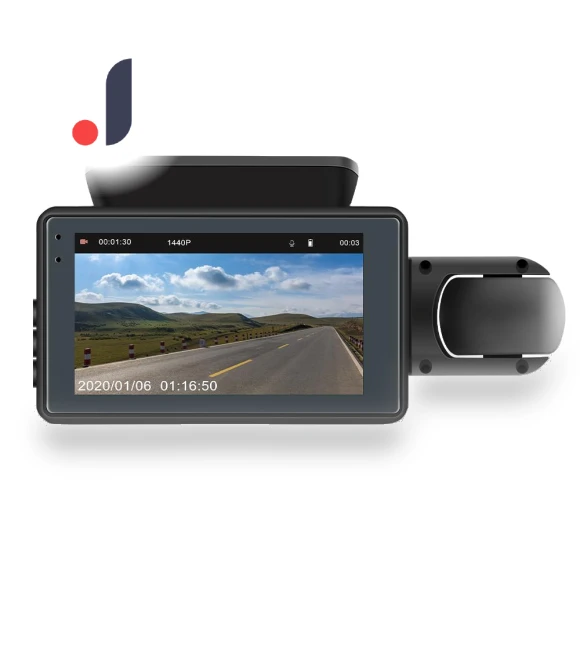 3-inch Dual Lens Car Dash Cam — Dashboard Cameras, Podofo