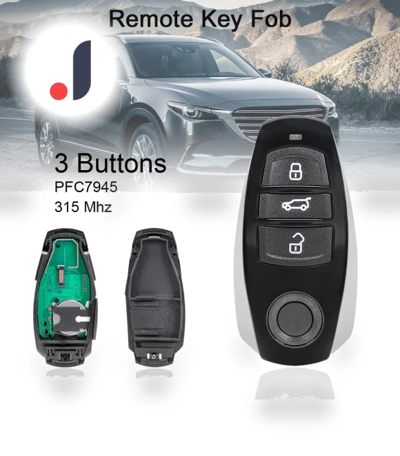 315 MHz, 3-button smart car remote key — Keyless Entry, Automobile supplies