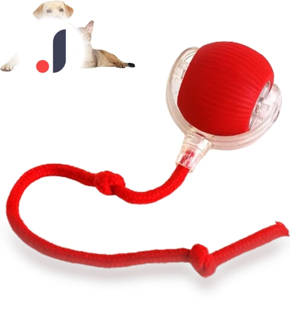 Automatic Rolling Ball with Fake Tail — Interactive Animal Companions, Diana Pet Stuff