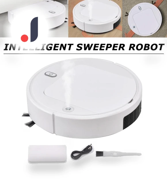 Automatic USB Rechargeable Smart Robot Vacuum Mop Sweeper — Smart Cleaning Robots, YuHeng