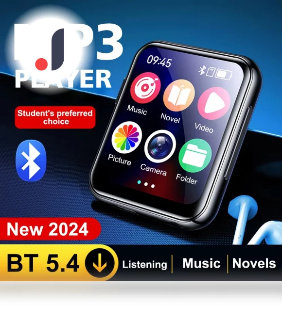 Bluetooth MP3 Player with Touch Screen — Portable Media Players, GLOBUS