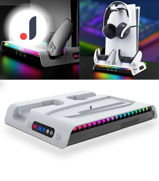 Cooling Charging Station with Dual Controllers — Cooling Pads & Fans, LOMEII Electronic