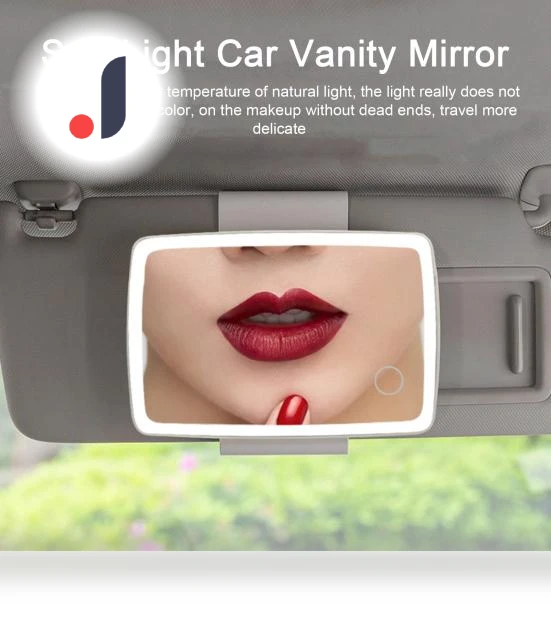 Cosmetic Mirror with Illumination — Interior Mirrors, Car Care