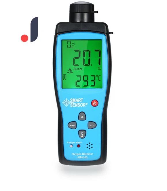 Digital Portable Automotive Gas Tester O2 Monitor — Gas Analyzers, SMART SENSOR