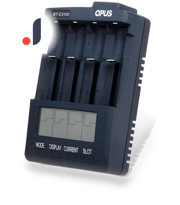 Digital Smart 4-Slot LCD Charger — Chargers, CUCU