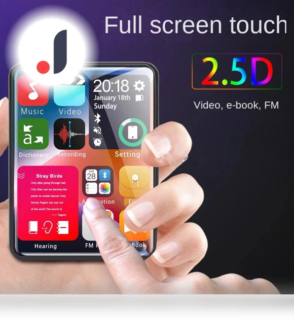 Full Touch Screen MP3 Player — Portable Media Players, GLOBUS