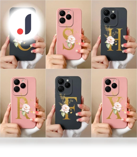 Luxury Letters Liquid Silicone Phone Case — Basic Cases, New Style Case