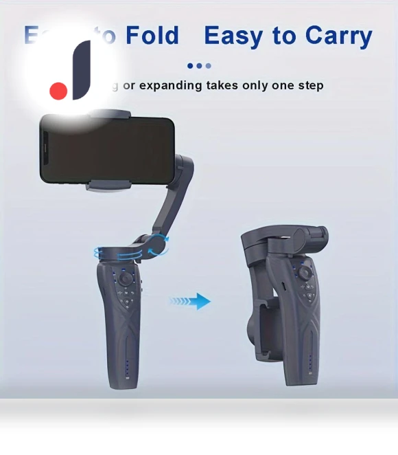 Magnetic AI Three-Axis Video Stabilizer — Steady Shots, Home selection
