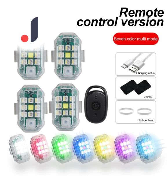 Motorcycle LED Aviation Strobe Lights — Vehicle Safety Signals, JOHO - CarGear