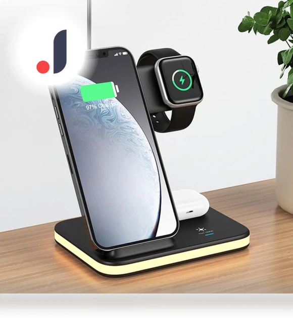 Multi 4 in 1 Fast Wireless Charging Station — Chargers, ESSAGER