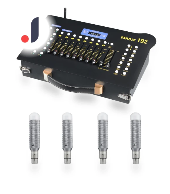 Portable DMX Controller Console — Black Light, TOMTOP JMS